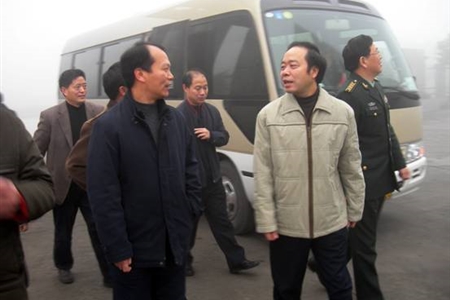 乐山市委领导视察我公司